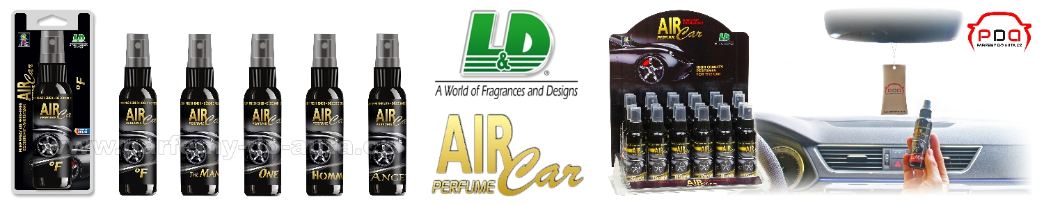 Nejprodávanější vůně do auta - L&D AromaticosAir Car Perfume